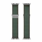 For Apple Watch Series 5 44mm DUX DUCIS YC Series Ocean Nylon Watch Band(Green) - 3