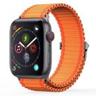 For Apple Watch Series 4 44mm DUX DUCIS YC Series Ocean Nylon Watch Band(Orange) - 1