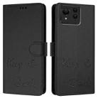 For Asus Zenfone 11 Ultra Smile Embossing RFID Leather Phone Case(Black) - 3