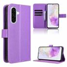 For Samsung Galaxy A56 5G Diamond Texture Leather Phone Case(Purple) - 1
