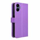 For Samsung Galaxy A06 5G Diamond Texture Leather Phone Case(Purple) - 3