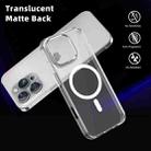 For iPhone 16 Pro Max Ice Color Magnetic Series Magsafe Magnetic PC Hybrid TPU Phone Case(Transparent) - 3