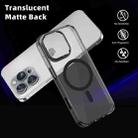 For iPhone 16 Pro Max Ice Color Magnetic Series Magsafe Magnetic PC Hybrid TPU Phone Case(Black) - 3