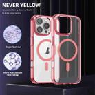 For iPhone 16 Pro Max Ice Color Magnetic Series Magsafe Magnetic PC Hybrid TPU Phone Case(Pink) - 2