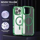 For iPhone 16 Pro Max Ice Color Magnetic Series Magsafe Magnetic PC Hybrid TPU Phone Case(Green) - 2