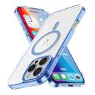 For iPhone 16 Pro Max Ice Color Magnetic Series Magsafe Magnetic PC Hybrid TPU Phone Case(Far Peak Blue) - 1