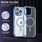 For iPhone 16 Pro Max Ice Color Magnetic Series Magsafe Magnetic PC Hybrid TPU Phone Case(Far Peak Blue) - 2