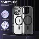 For iPhone 16 Pro Ice Color Magnetic Series Magsafe Magnetic PC Hybrid TPU Phone Case(Black) - 2