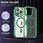 For iPhone 16 Pro Ice Color Magnetic Series Magsafe Magnetic PC Hybrid TPU Phone Case(Green) - 2