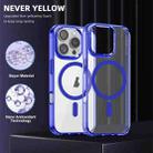 For iPhone 16 Pro Ice Color Magnetic Series Magsafe Magnetic PC Hybrid TPU Phone Case(Blue) - 2