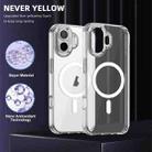 For iPhone 16 Ice Color Magnetic Series Magsafe Magnetic PC Hybrid TPU Phone Case(Transparent) - 2