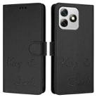 For Ulefone Note 18 Ultra 5G Smile Embossing RFID Leather Phone Case(Black) - 3