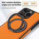 For iPhone 16 Pro Max Yashi 360 Degree Rotating MagSafe Holder Phone Case(Orange) - 2