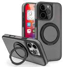 For iPhone 16 Pro Yashi 360 Degree Rotating MagSafe Holder Phone Case(Grey) - 1