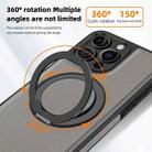 For iPhone 16 Plus Yashi 360 Degree Rotating MagSafe Holder Phone Case(Grey) - 2