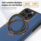 For iPhone 16 Plus Yashi 360 Degree Rotating MagSafe Holder Phone Case(Blue) - 2