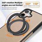 For iPhone 16 Plus Yashi 360 Degree Rotating MagSafe Holder Phone Case(Desert Gold) - 2