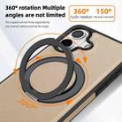 For iPhone 16 Yashi 360 Degree Rotating MagSafe Holder Phone Case(Desert Gold) - 2