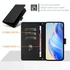 For ZTE Blade V70 Design Smile Embossing RFID Leather Phone Case(Black) - 3
