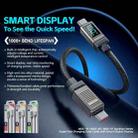 WK WDC-39 Smart Digital Display 1.2m 66W USB to Type-C Fast Charging Data Cable(Black Grey) - 3