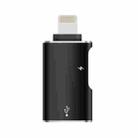 8 Pin to USB, USB-C / Type-C OTG Adapter(Black) - 1