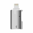 8 Pin to USB, USB-C / Type-C OTG Adapter(Silver) - 1