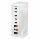 440W GaN USB Power Adapter Travel Charger with 3 x USB, 5 x PD Port, Plug:AU Plug(White) - 2