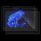 For Tecno Pad 10.1 2pcs 9H 0.3mm Explosion-proof Tempered Glass Film - 1