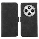 For Redmi 14C 4G ABEEL Frosted Magnetic RFID Leather Phone Case(Black) - 1