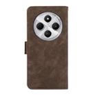 For Redmi 14C 4G ABEEL Frosted Magnetic RFID Leather Phone Case(Brown) - 3