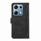 For Redmi Note 14S 4G ABEEL Frosted Magnetic RFID Leather Phone Case(Black) - 3