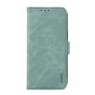 For Redmi Note 14S 4G ABEEL Frosted Magnetic RFID Leather Phone Case(Cyan) - 2