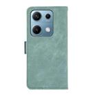 For Redmi Note 14S 4G ABEEL Frosted Magnetic RFID Leather Phone Case(Cyan) - 3