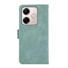 For Redmi 13X ABEEL Frosted Magnetic RFID Leather Phone Case(Cyan) - 3