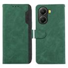 For Redmi Turbo 4 ABEEL Color Block Magnetic RFID Leather Phone Case(Green-Black) - 1