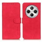 For Redmi 14C 4G KHAZNEH Retro Texture Flip Leather Phone Case(Red) - 1