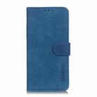 For Redmi K80 / K80 Pro KHAZNEH Retro Texture Flip Leather Phone Case(Blue) - 3