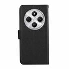 For Redmi 14C 4G ABEEL Side-Magnetic Litchi Pattern Leather RFID Phone Case(Black) - 3