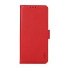 For Redmi 14C 4G ABEEL Side-Magnetic Litchi Pattern Leather RFID Phone Case(Red) - 2