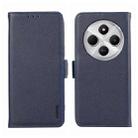 For Redmi 14C 4G ABEEL Side-Magnetic Litchi Pattern Leather RFID Phone Case(Blue) - 1