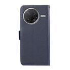For Redmi K80 / K80 Pro ABEEL Side-Magnetic Litchi Pattern Leather RFID Phone Case(Blue) - 3