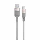 WK WDC-45 Magneto Series 1m 66W USB to Type-C Fast Charging Magnetic Data Cable(Grey) - 1