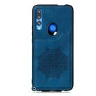 For Huawei P Smart Z / Y9 Prime Mandala Embossed PU + TPU Case with Holder & Card Slots & Photo Frame & Strap(Blue) - 2