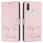 For vivo Y17 / Y15 / Y12 / Y11 Smile Embossing RFID Leather Phone Case(Pink) - 3