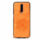 For Xiaomi Redmi K30 Mandala Embossed PU + TPU Case with Holder & Card Slots & Photo Frame & Strap(Yellow) - 2