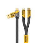 WK WDC-26 1.2m 65W USB / Type-C to Type-C / 8 Pin Magnetic Fast Charging Data Cable(Yellow) - 1