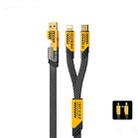 WK WDC-26 1.2m 65W USB / Type-C to Type-C / 8 Pin Magnetic Fast Charging Data Cable(Yellow) - 2