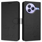 For Xiaomi Civi 5 Pro 5G Smile Embossing RFID Leather Phone Case(Black) - 2