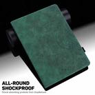 For Honor Pad X9 Peacock Embossed Pattern Leather Tablet Case(Green) - 2