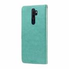 For OPPO A9 2020 / A11x / A5 2020 / A11 Embossed Butterfly Flowers Leather Phone Case(Green) - 3